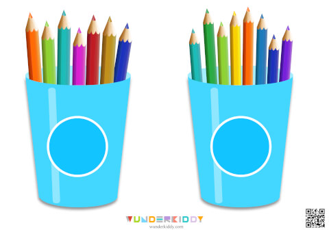 Printable Kindergarten Count Activity Counting Pencils - Image 5