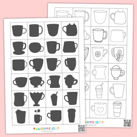 Cup Shadow Matching Activity for Preschoolers - Image 2