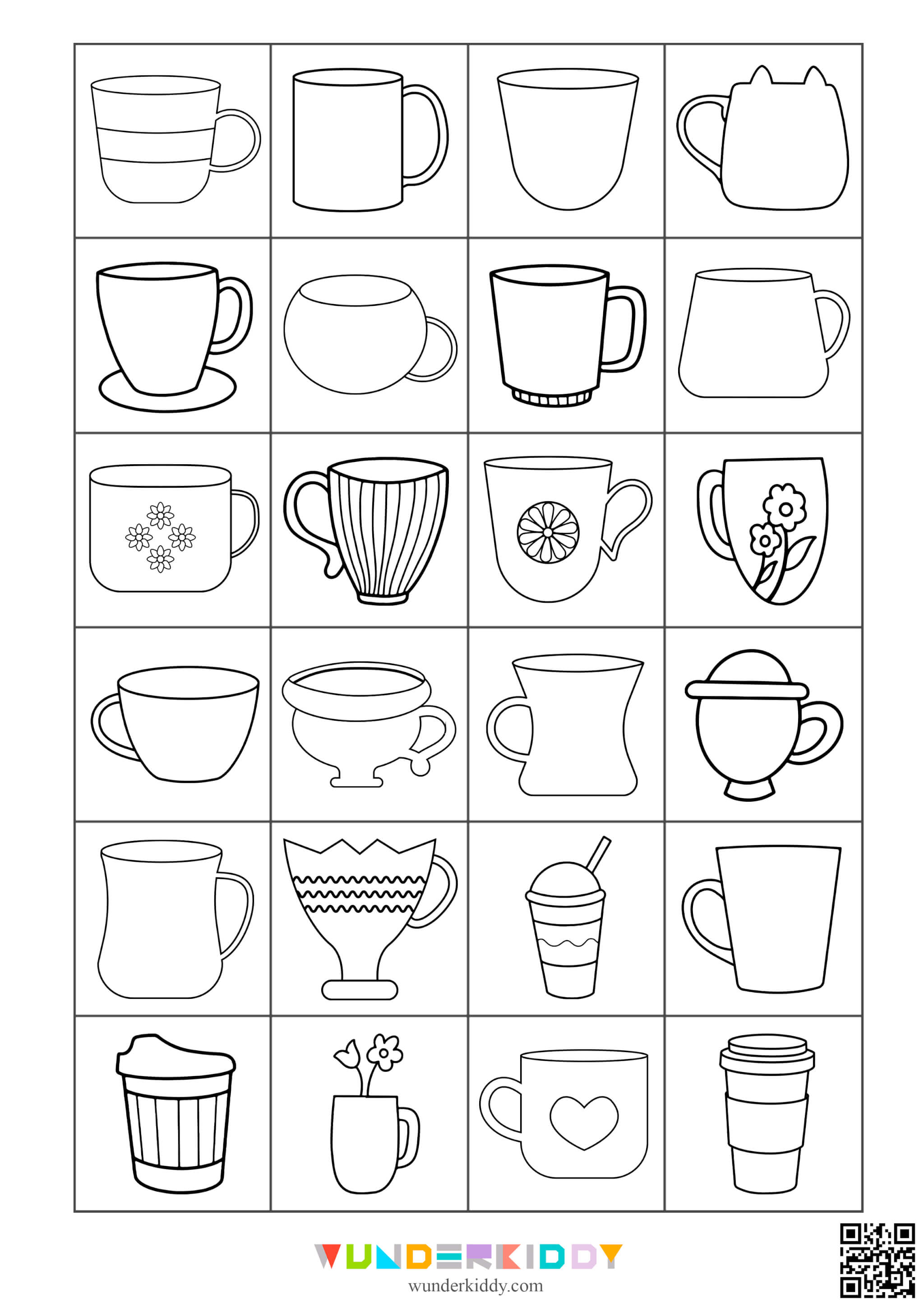 Cup Shadow Matching Activity for Preschoolers - Image 3