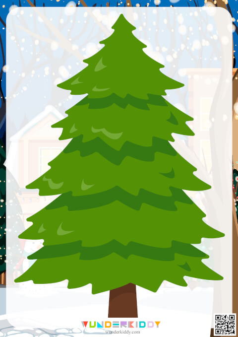 Activity sheet «Decorating the Christmas tree» - Image 2