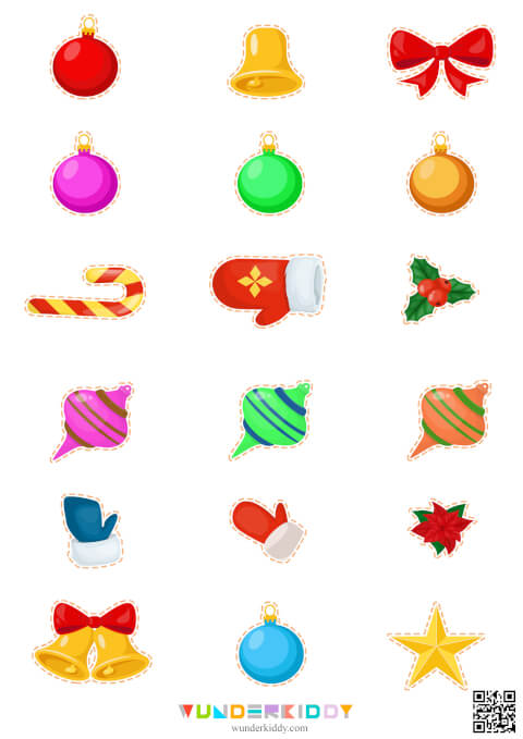Activity sheet «Decorating the Christmas tree» - Image 3