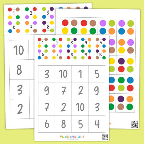 Match the Color Dots to Their Number Code - Image 2