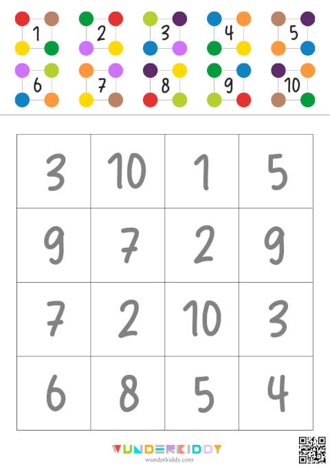 Match the Color Dots to Their Number Code - Image 3