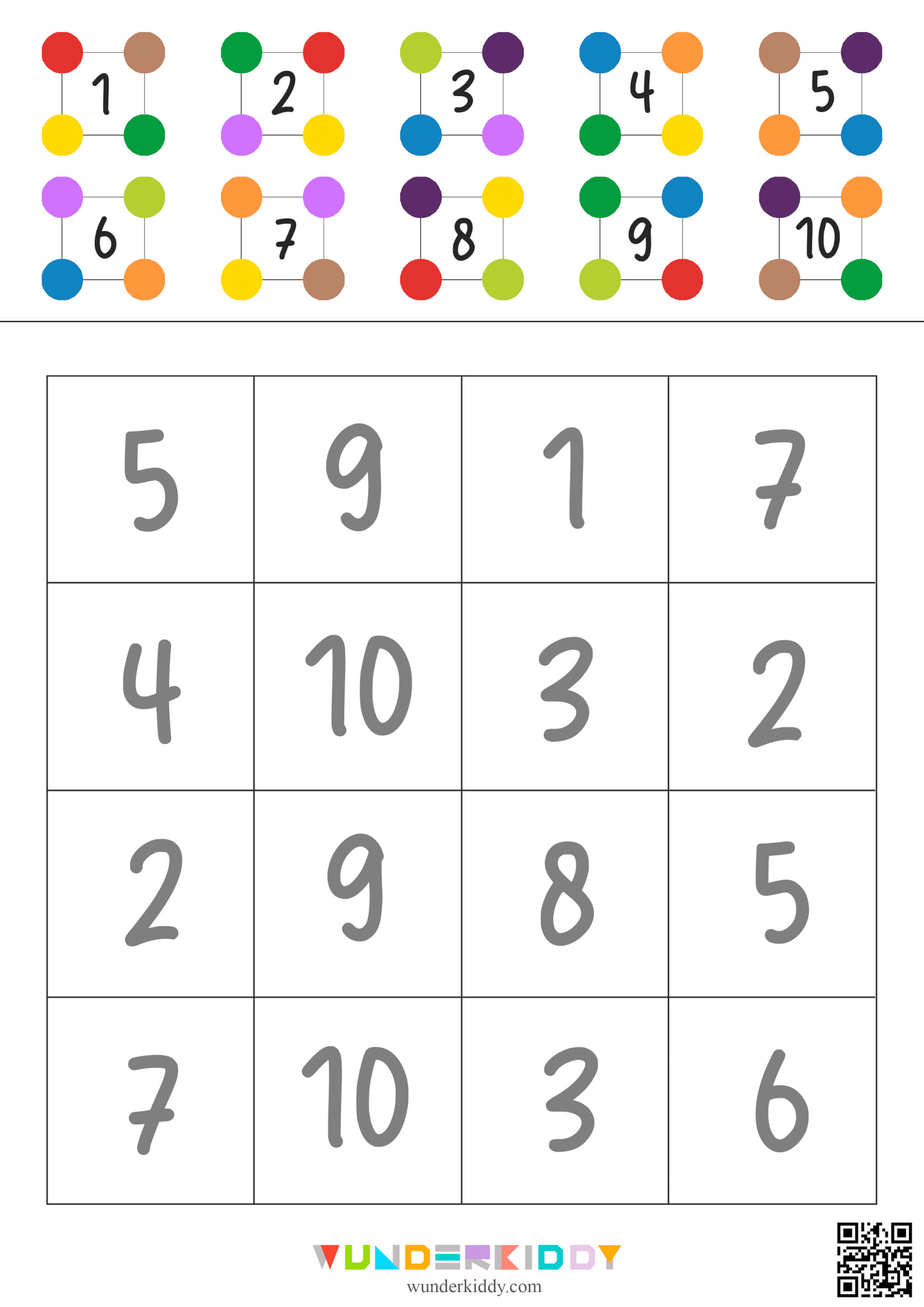 Match the Color Dots to Their Number Code - Image 4