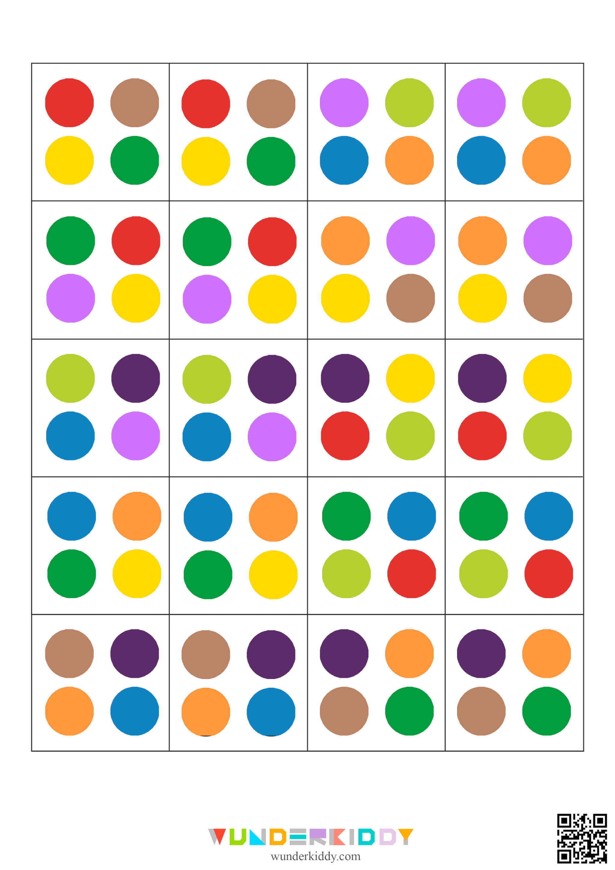 Match the Color Dots to Their Number Code - Image 5
