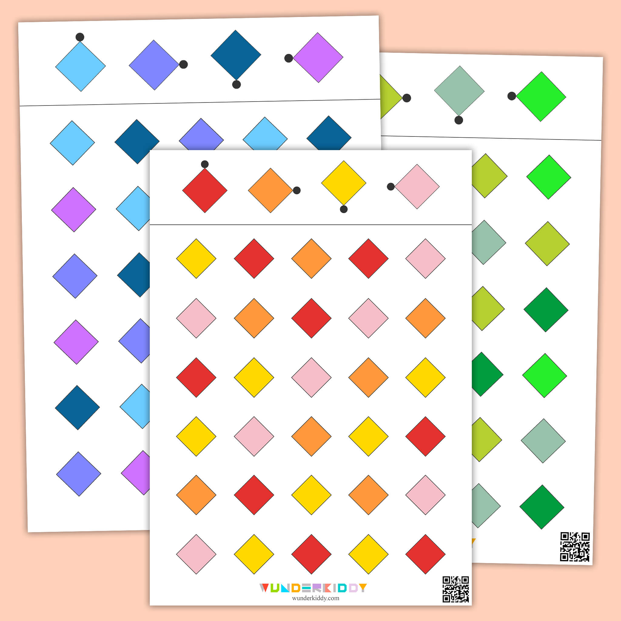 Printable Game to Train Color Perception