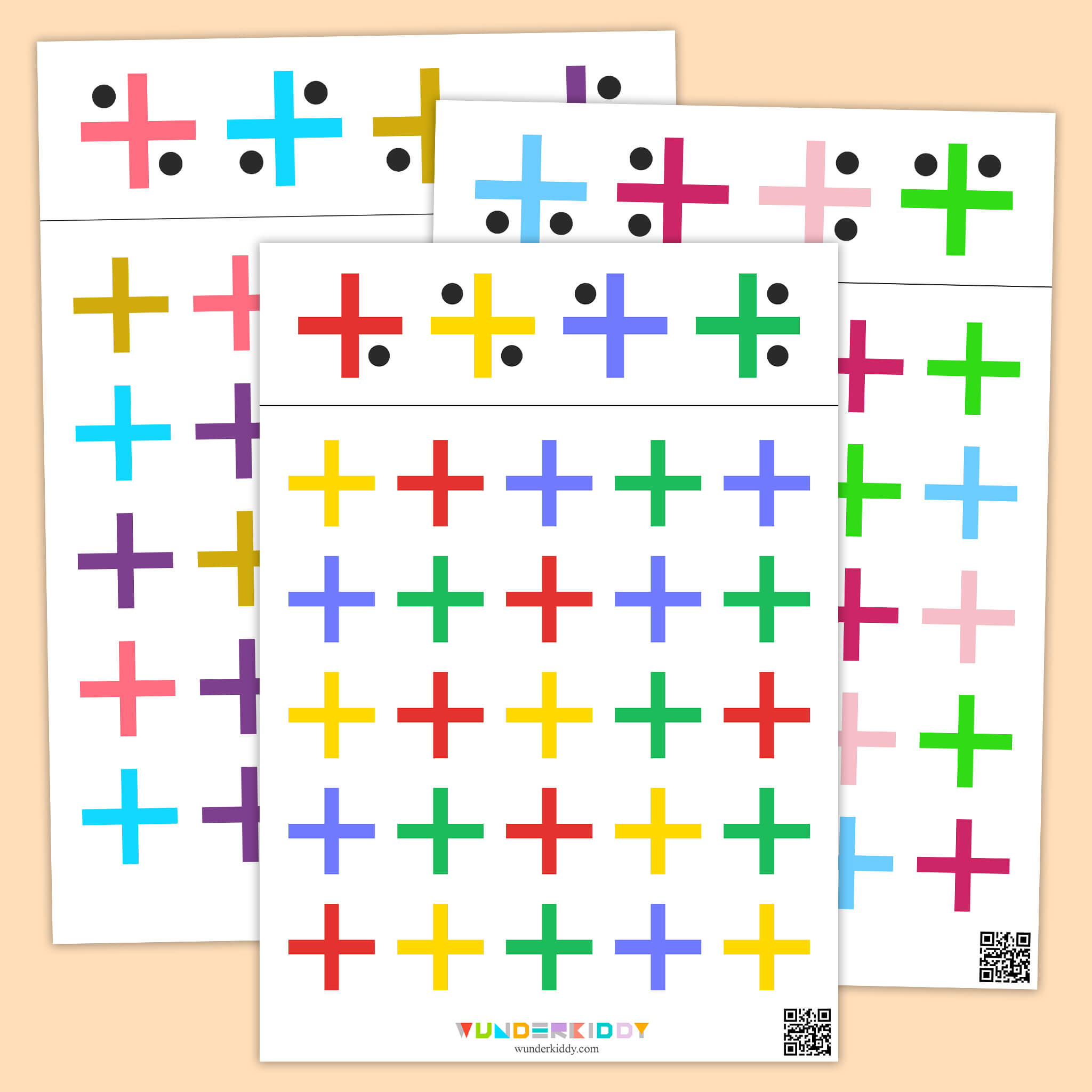 Draw Dots by Pattern Printable Game
