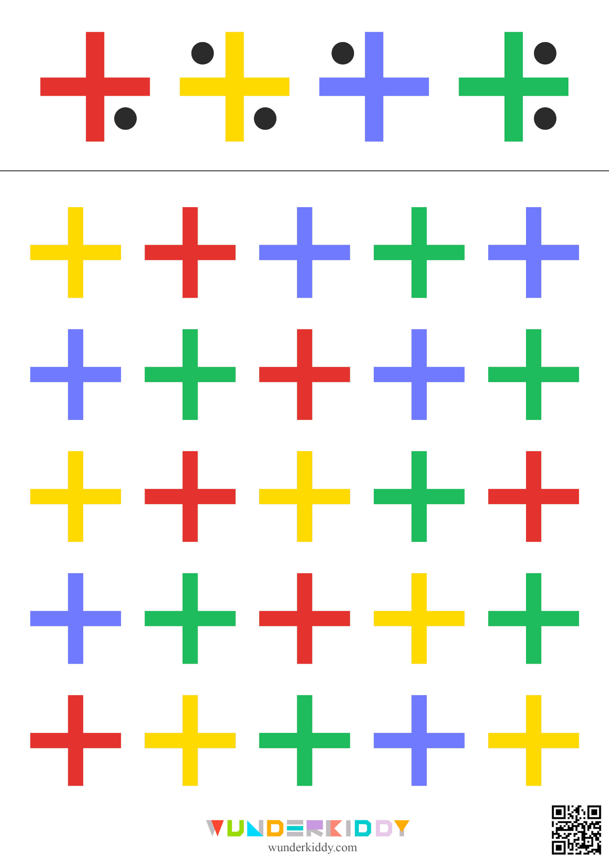 Draw Dots by Pattern Printable Game - Image 2