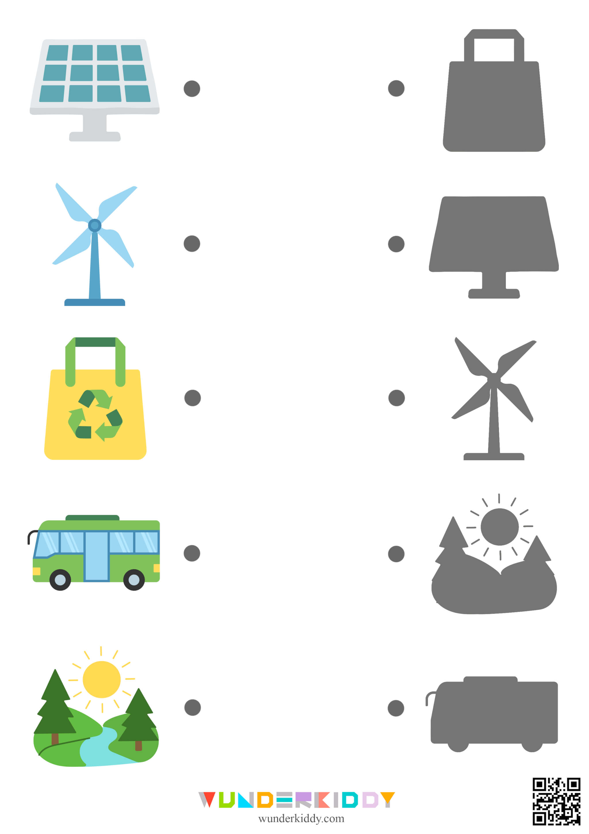 Earth Day Shadow Matching Activity - Image 4