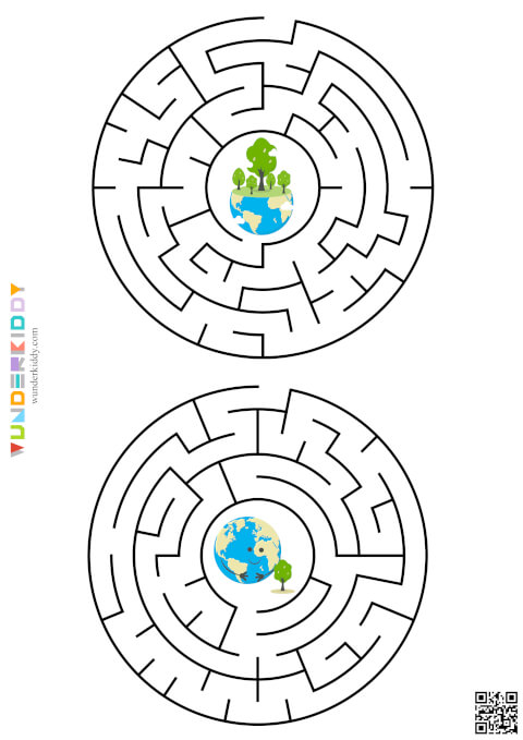 Lernspiel «Labyrinthe Tag der Erde» für kleine Kinder - Bild 5