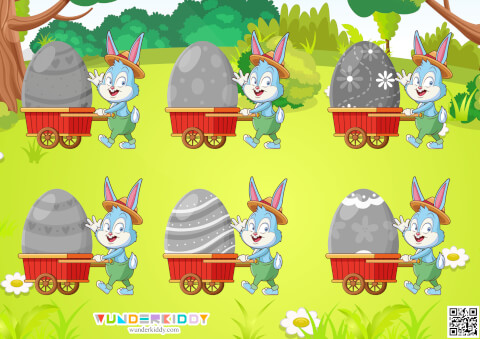 Easter Bunny and Eggs Activity - Image 2