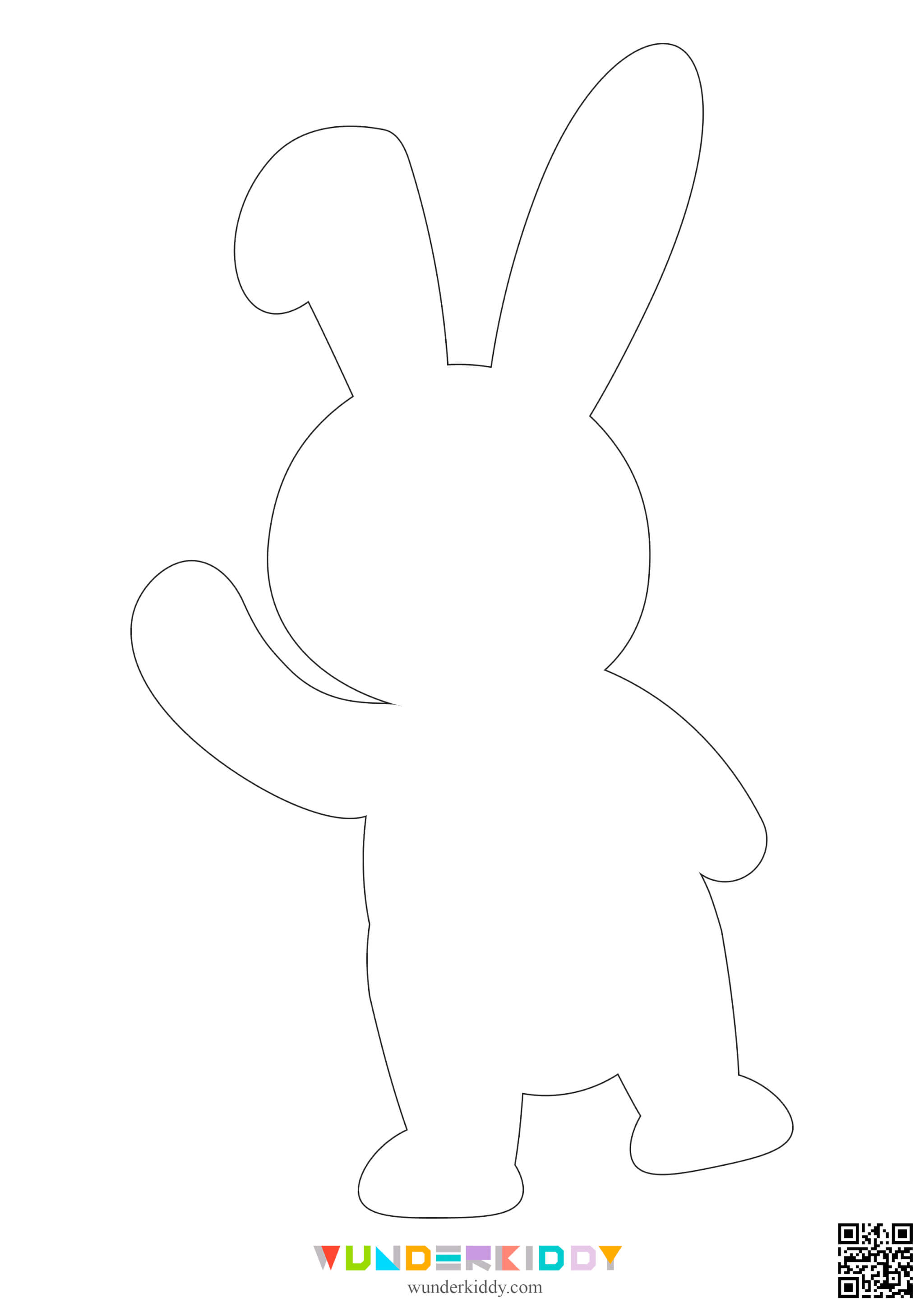 Printable Easter Bunny Template - Image 10