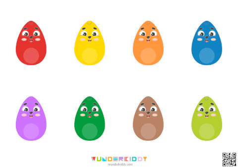 Easter Bunny Color Matching Activity - Image 3