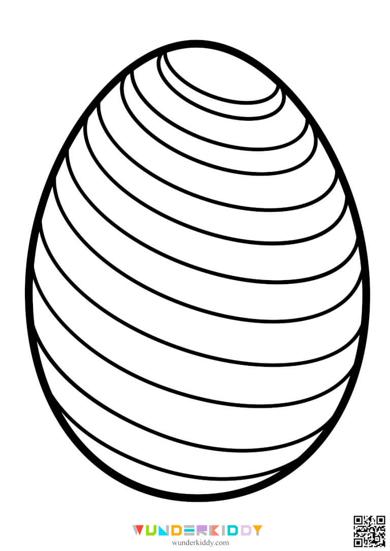Osterei Vorlage PDF