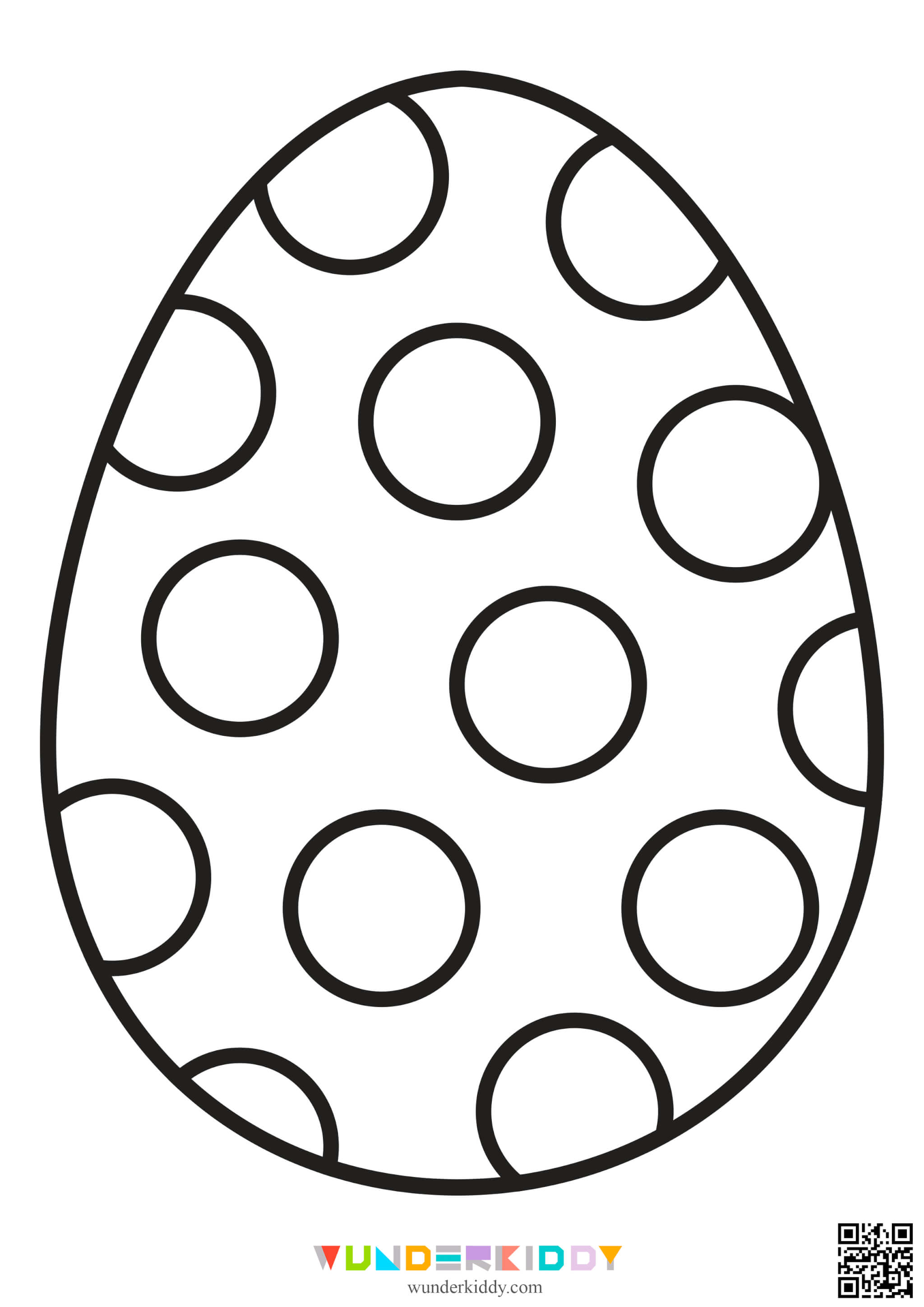 Pattern Easter Egg Template