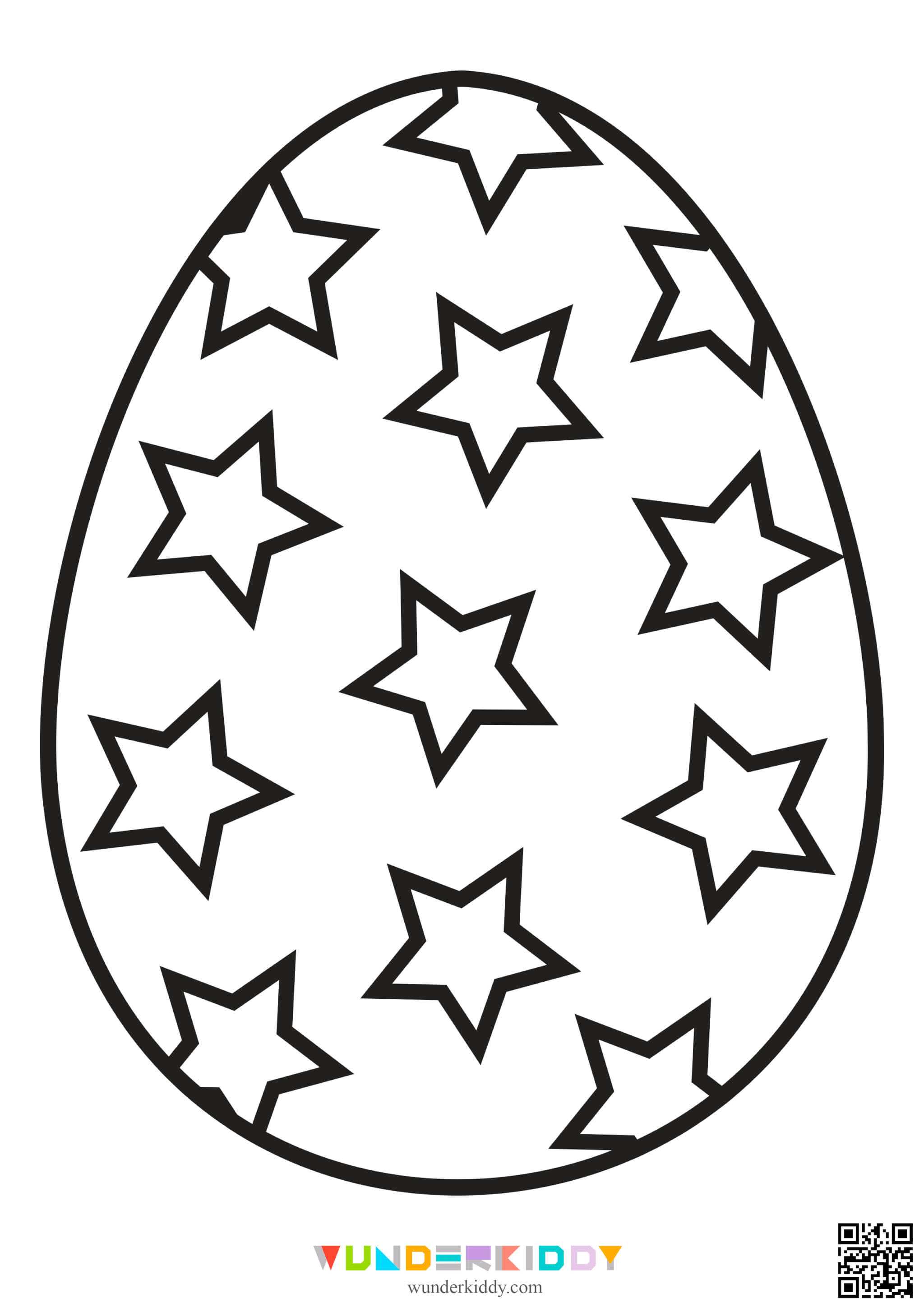 Easter Egg Template A4