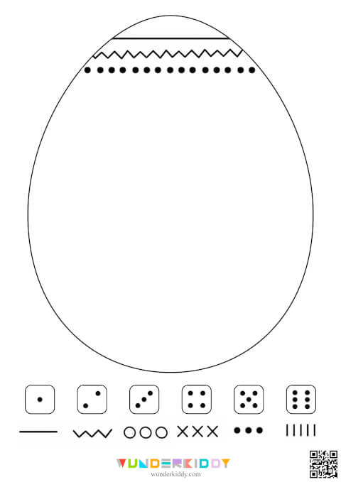 Графомоторика для дітей «Прикрась писанку» - Зображення 2