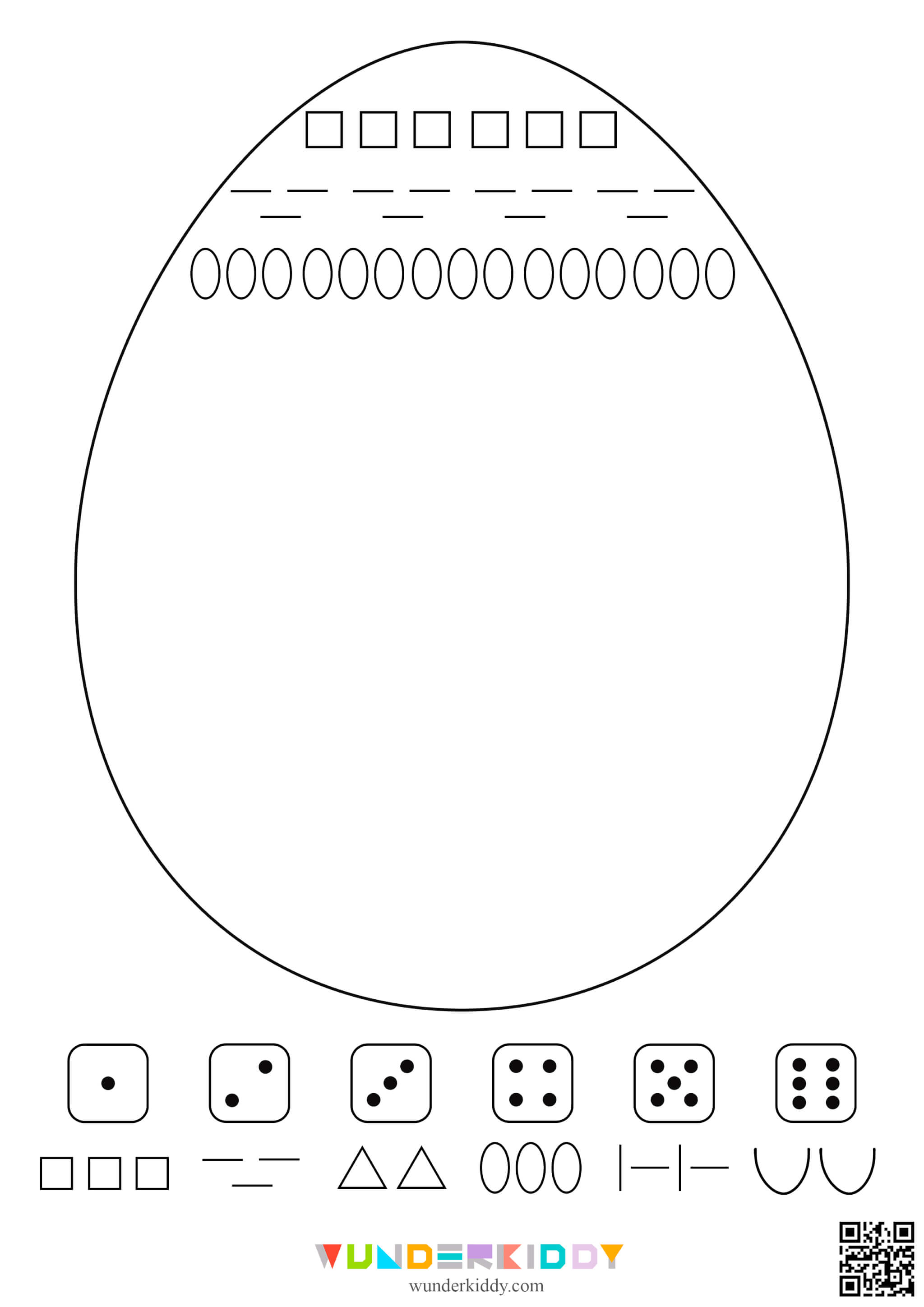 Easter Egg Roll and Draw Pre-Writing Activity - Image 4