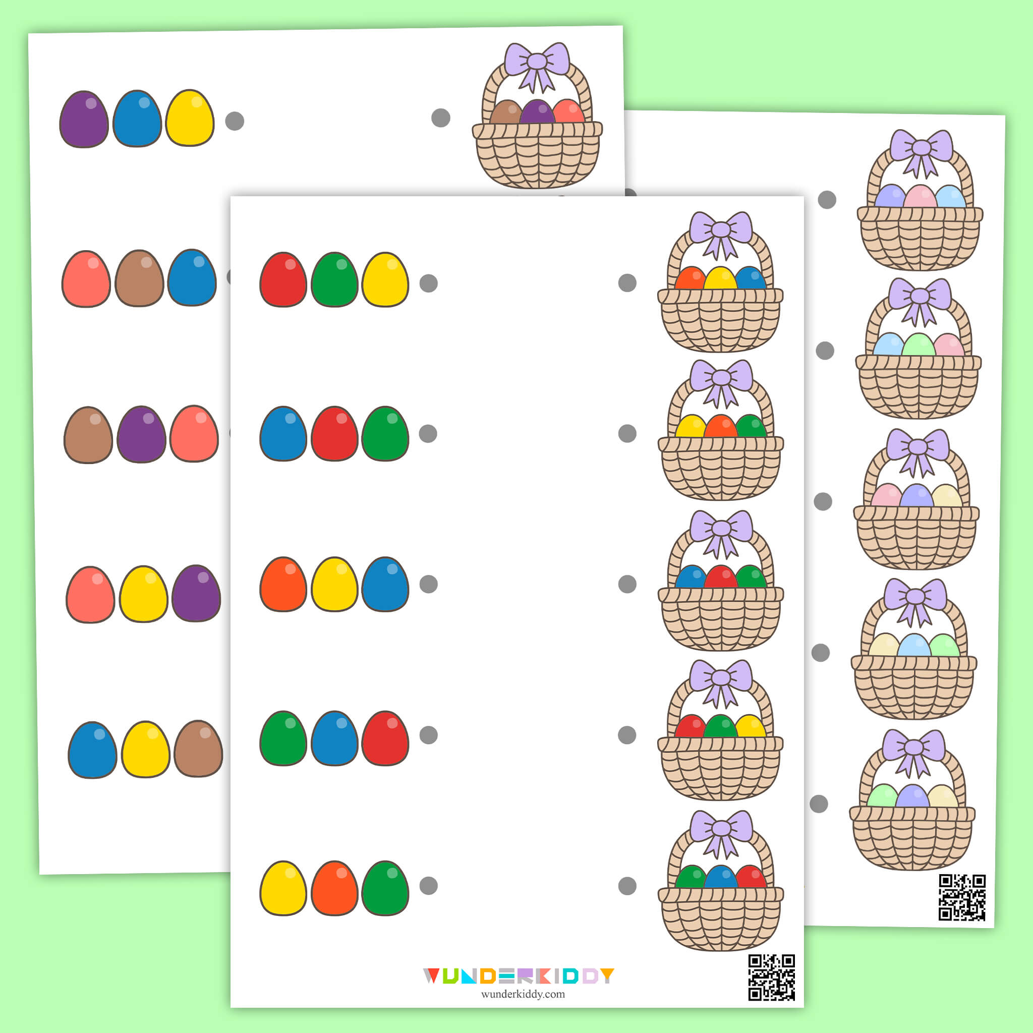 Easter Basket Color Recognition Activity