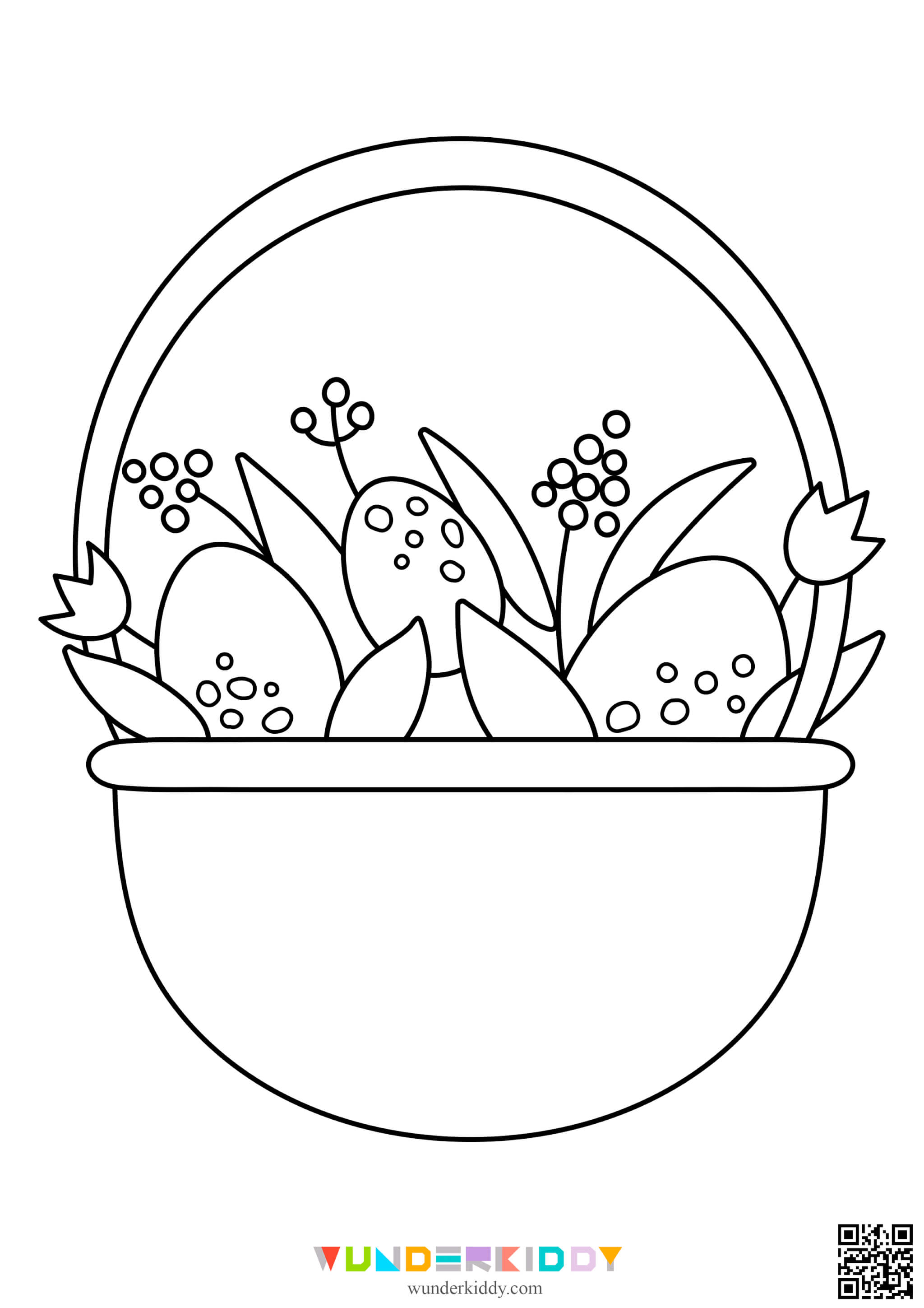 Easter Eggs Coloring Pages - Image 9