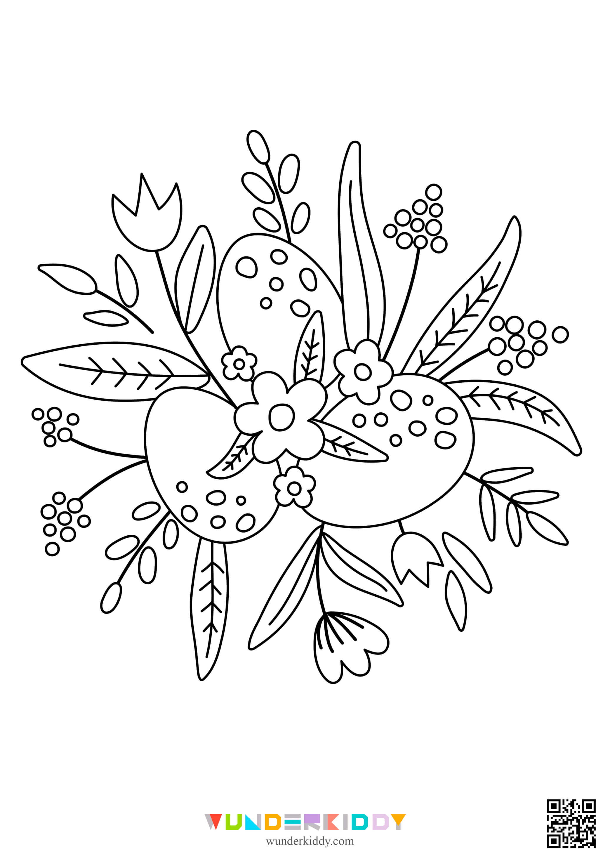 Easter Eggs Coloring Pages - Image 10