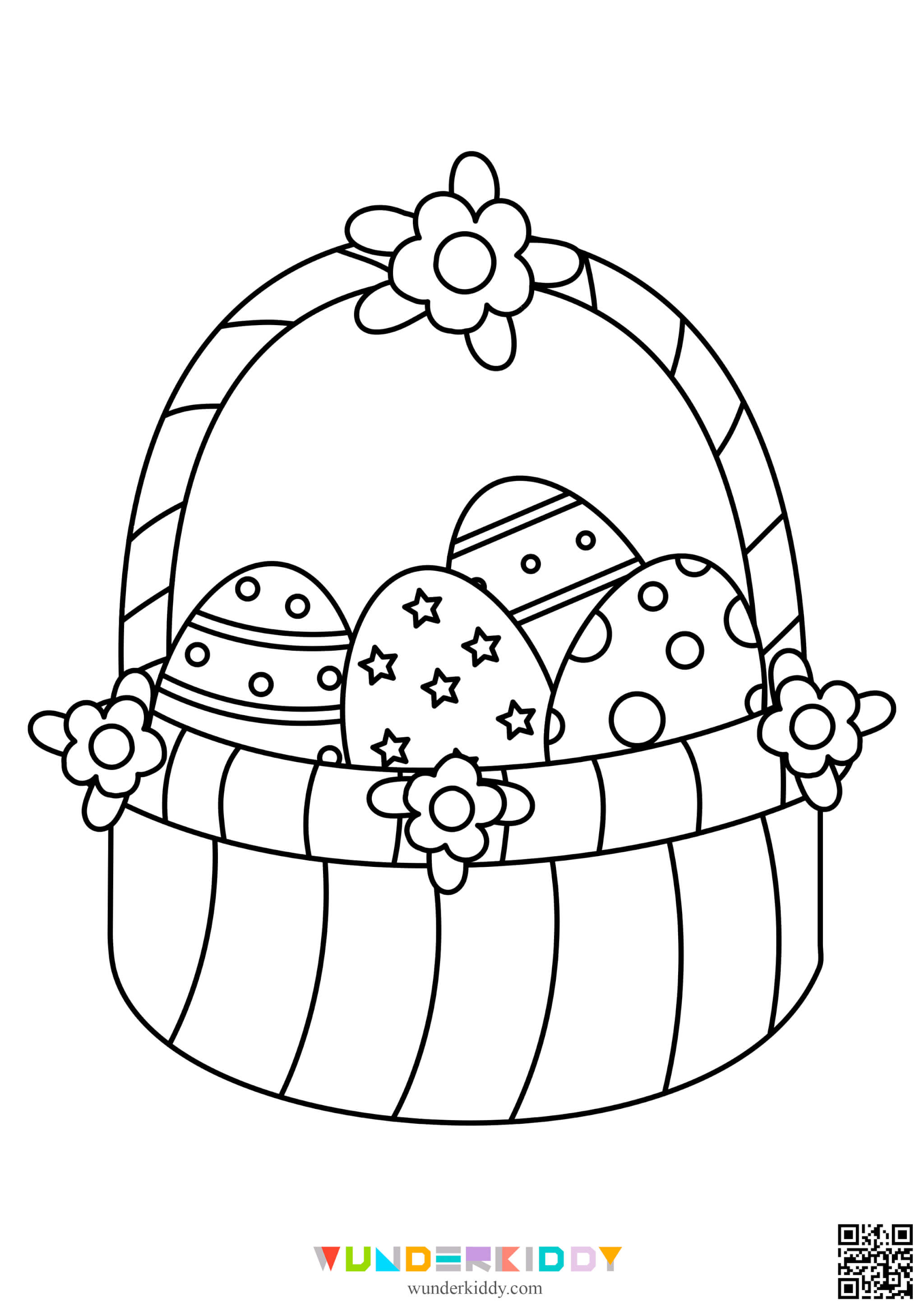 Easter Eggs Coloring Pages - Image 13
