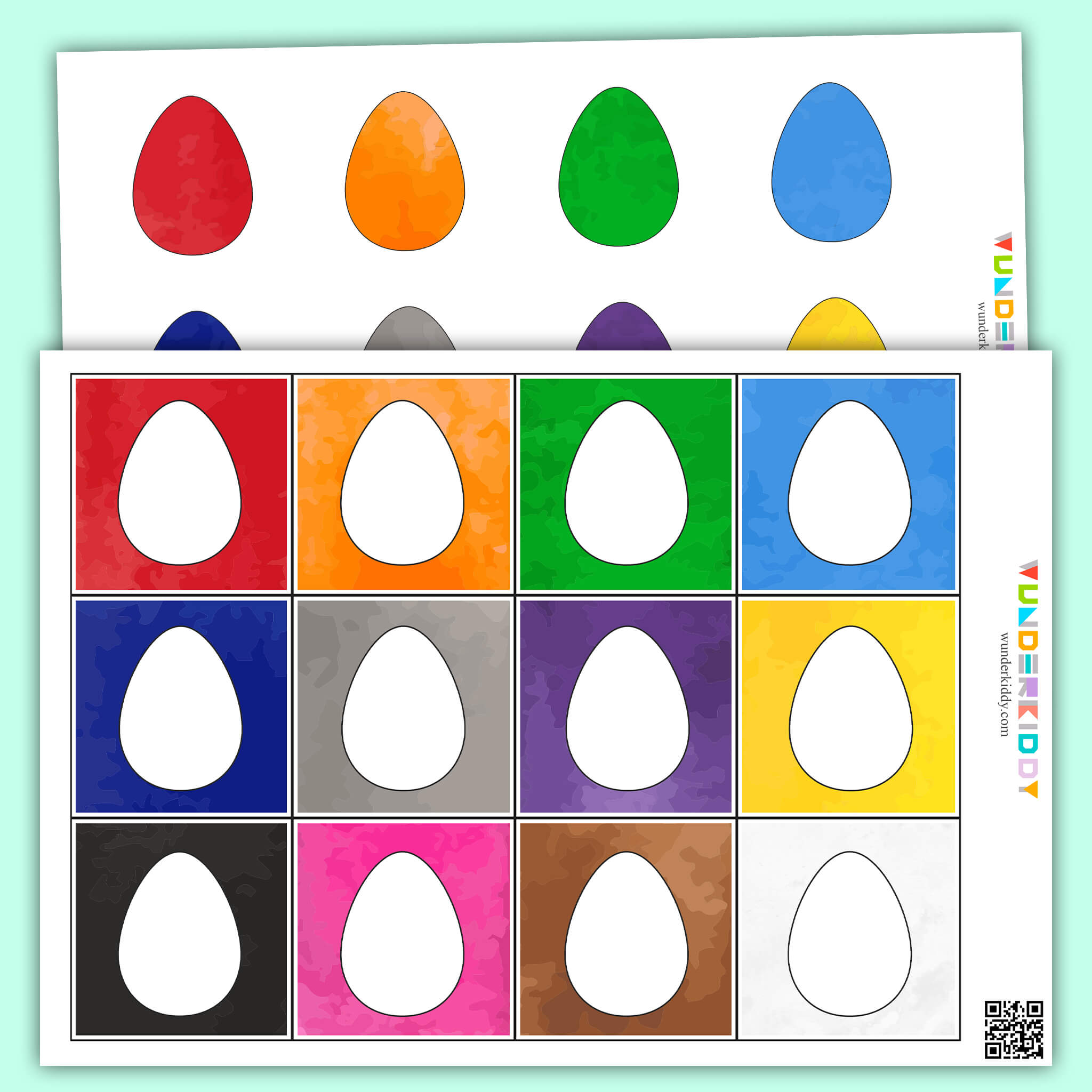 Easter Eggs Color Matching Activity