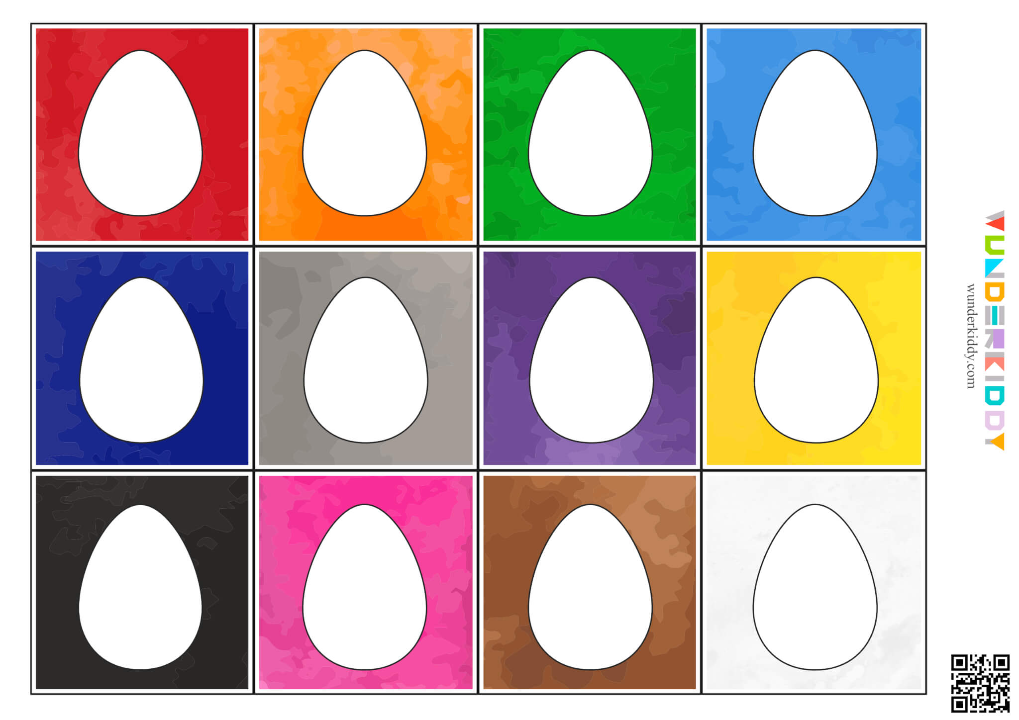 Easter Eggs Color Matching Activity - Image 2