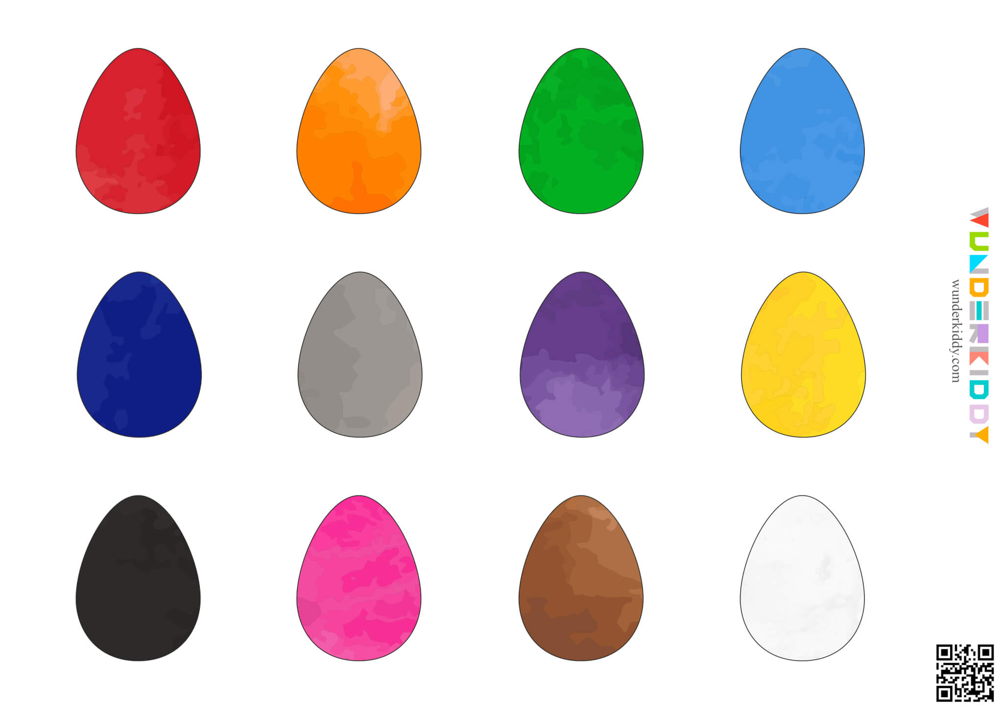 Easter Eggs Color Matching Activity - Image 3