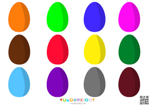 Учим цвета «Корзина пасхальных яиц» - Изображение 4