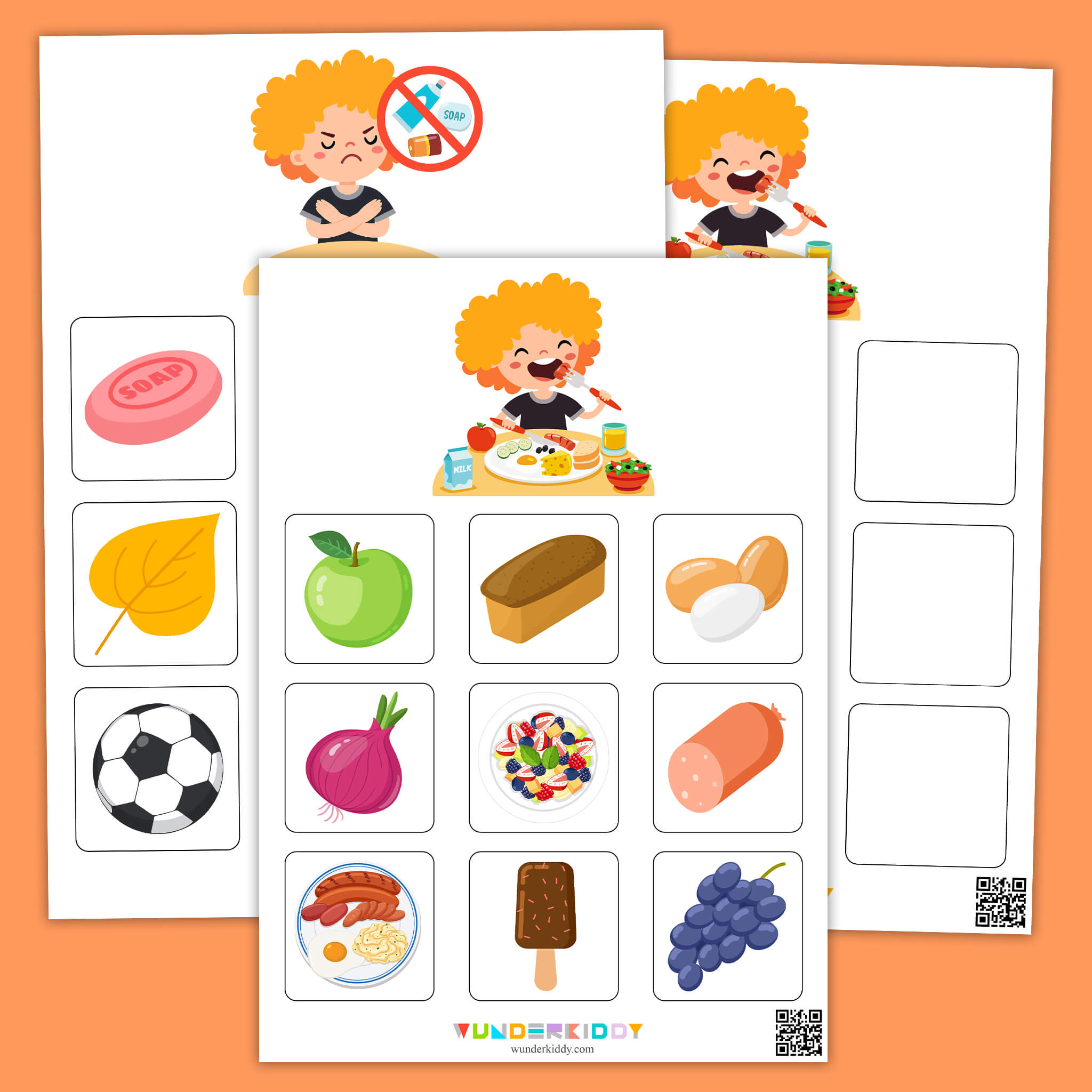 Food Sorting Game for Kids