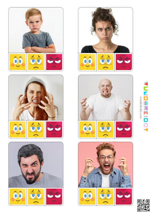 Emotions Photo Clip Card Activity - Image 4