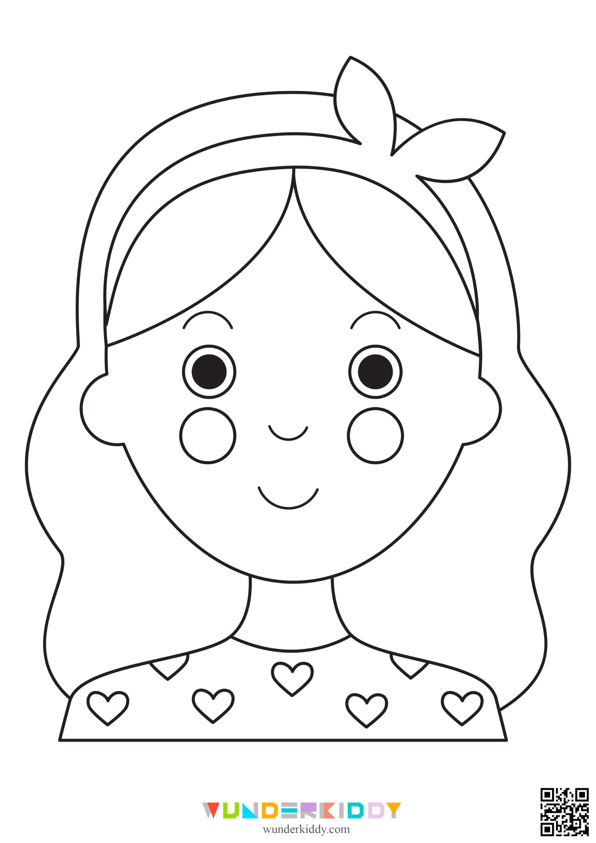 Face Coloring Page - Image 3