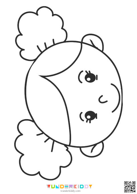 Girl Head Coloring Pages Cute Coloring Pages For Kids Free Printable Girl Head Coloring Pages Cute Coloring Pages For Kids Free Printable