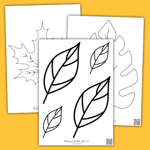 Fall Leaves Template - Image 2