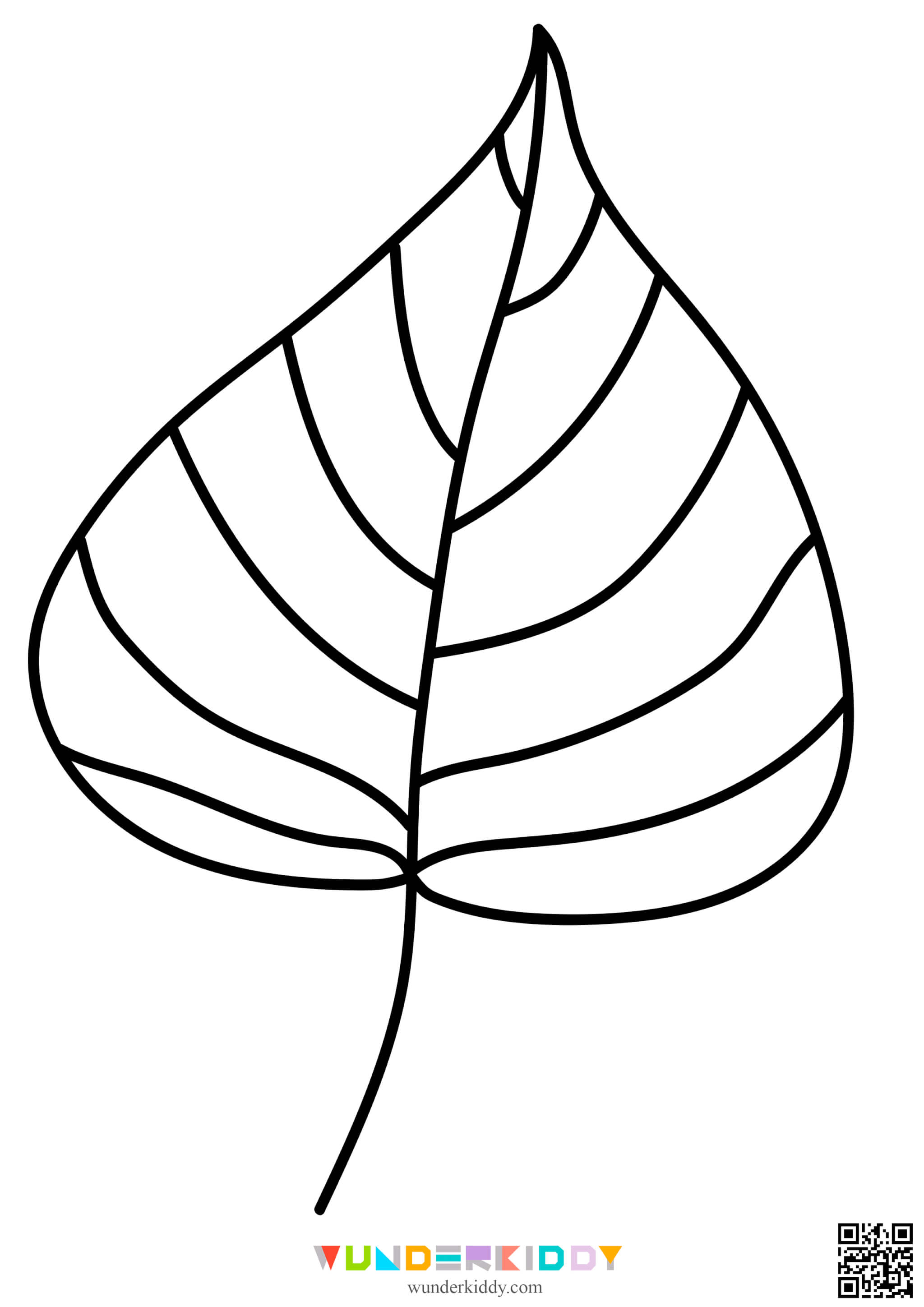 Шаблон «Осіннє листя» для виробів - Зображення 3