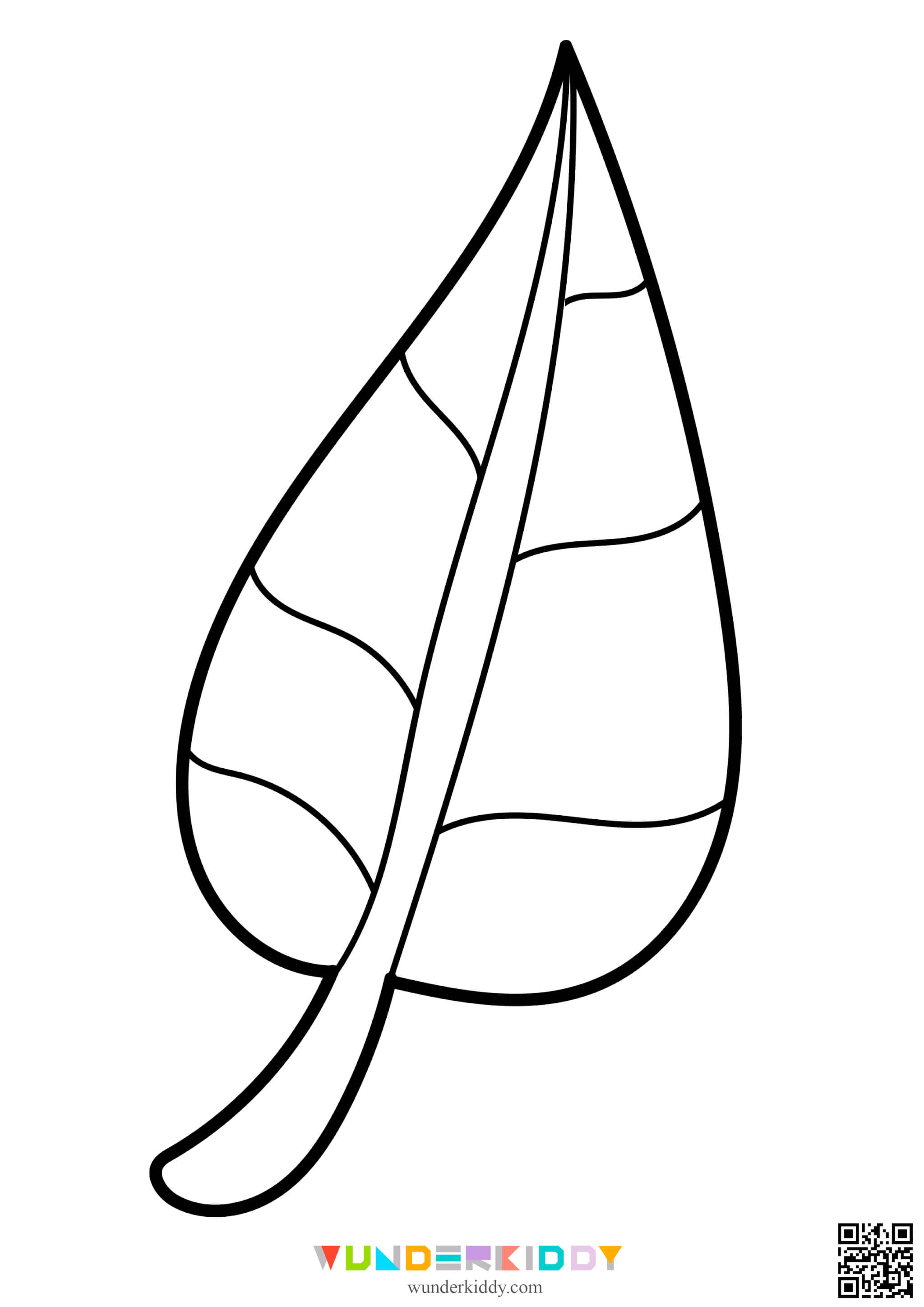 Шаблон «Осіннє листя» для виробів - Зображення 8