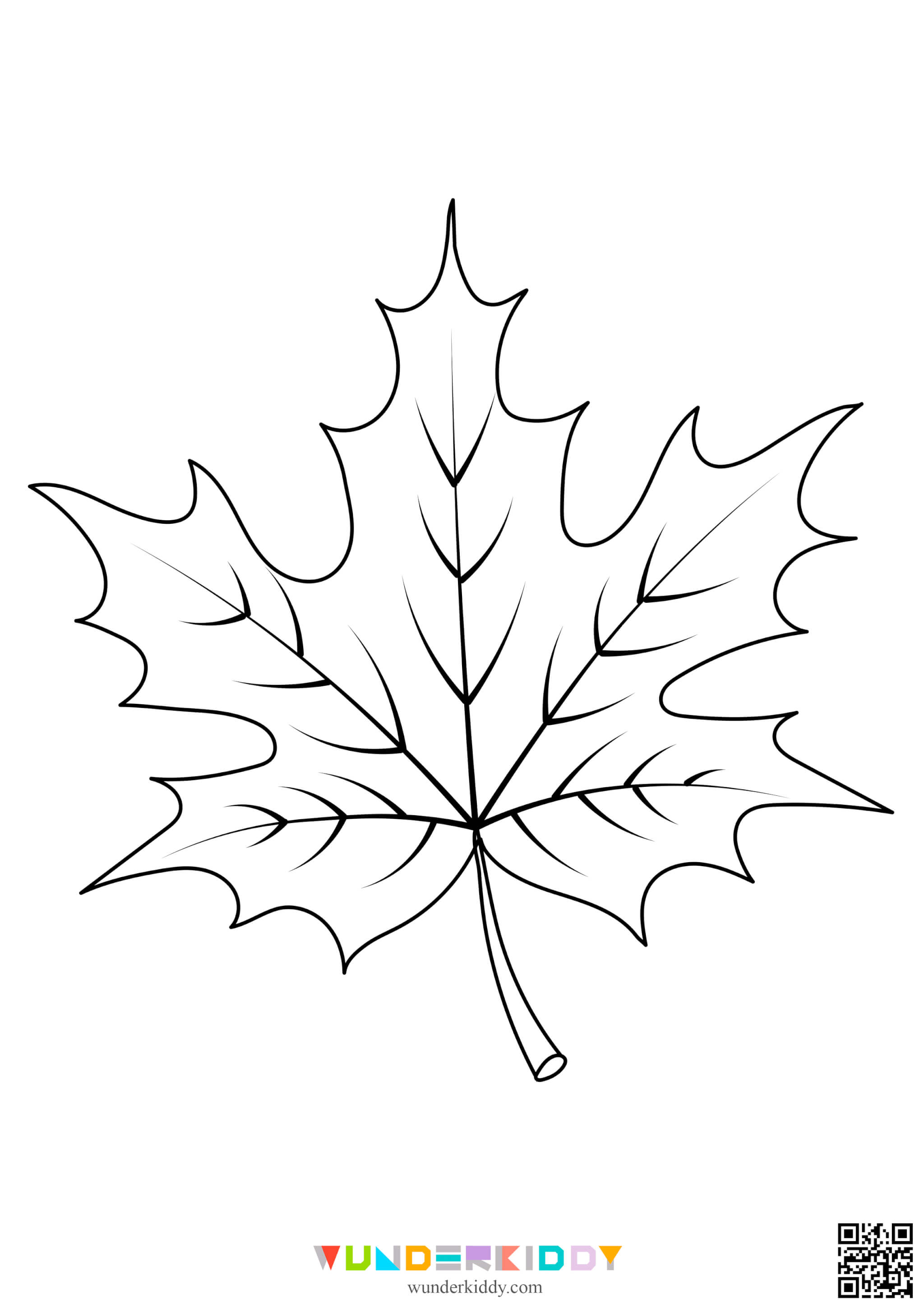 Шаблон «Осіннє листя» для виробів - Зображення 9