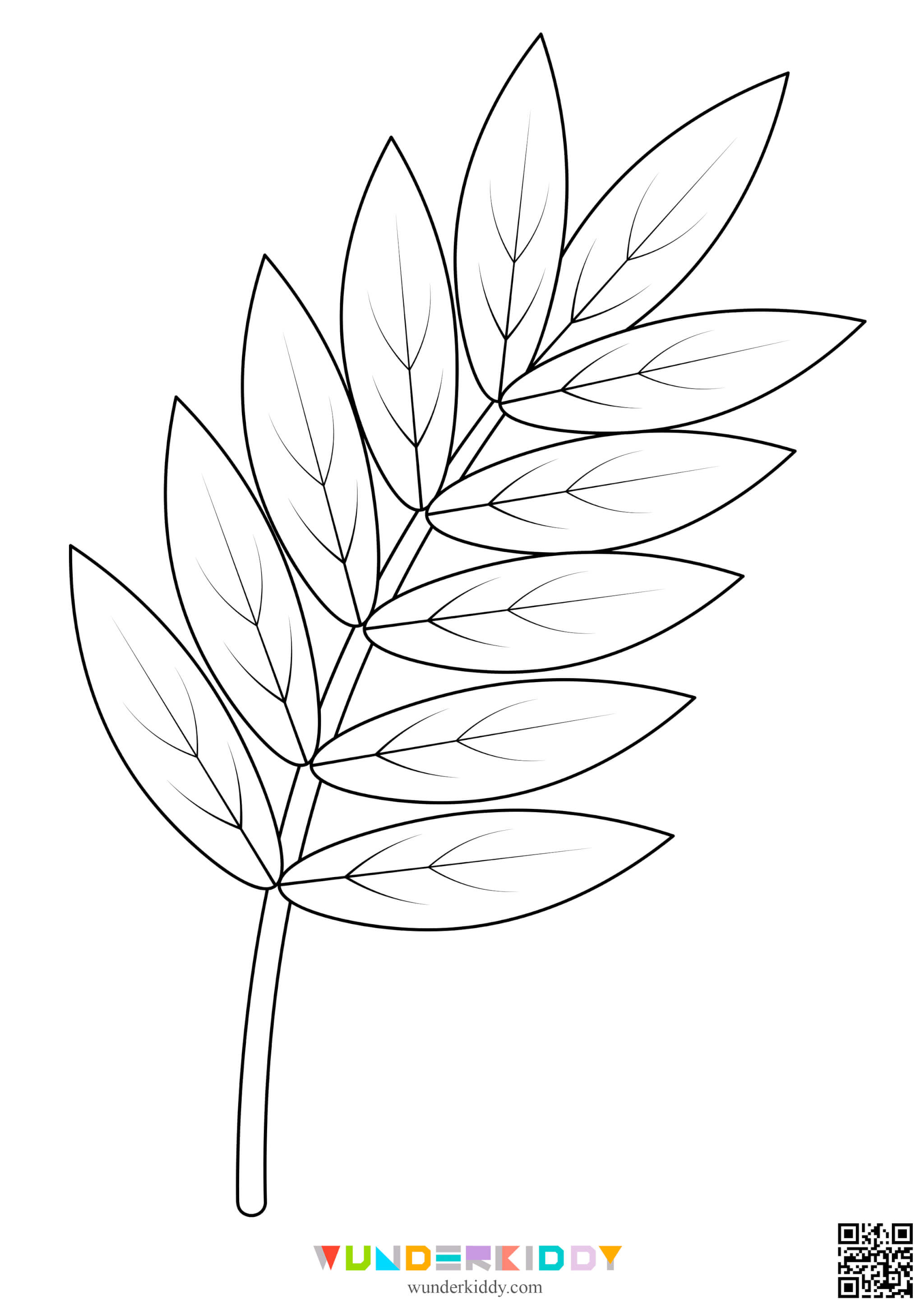 Шаблон «Осіннє листя» для виробів - Зображення 10