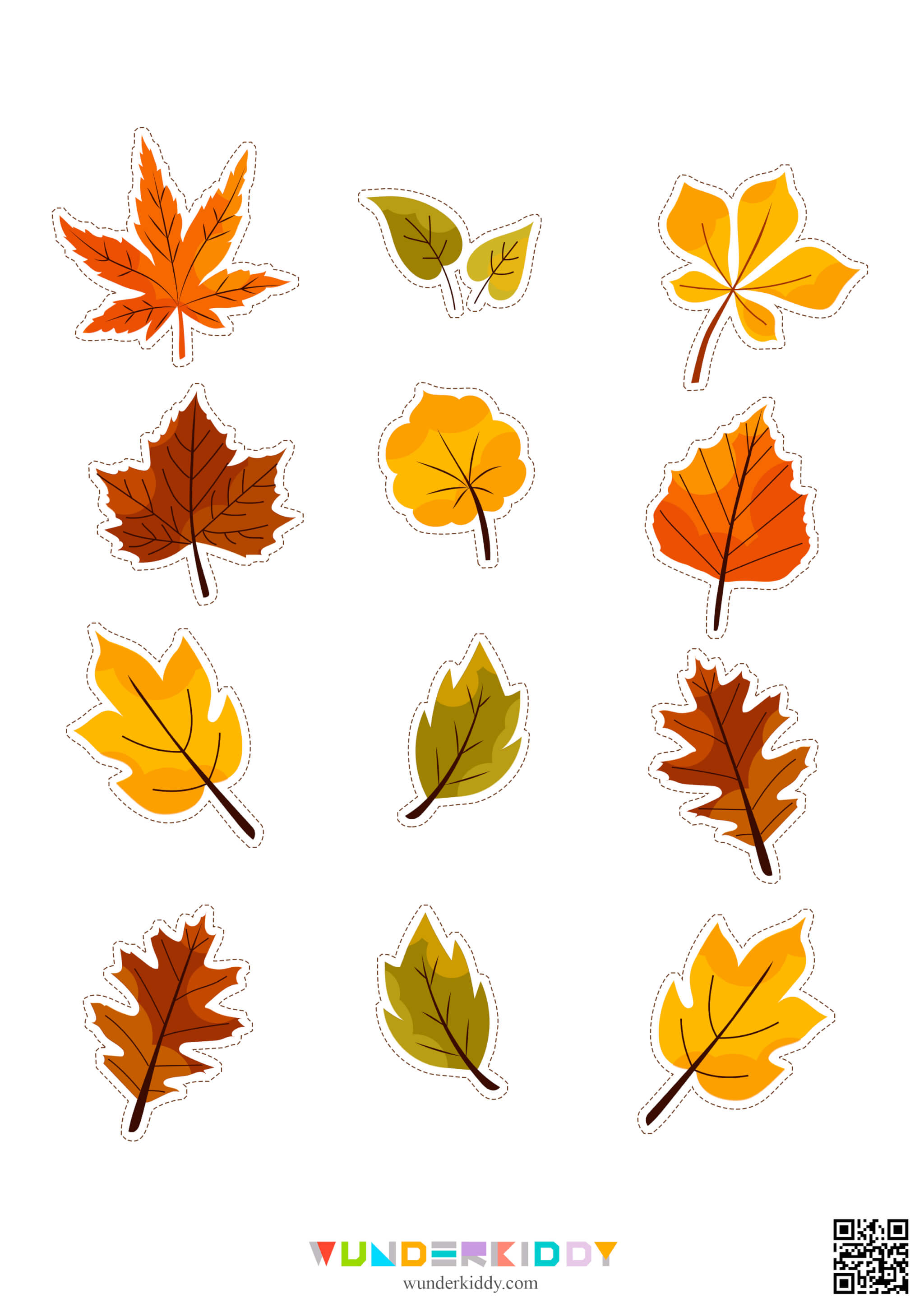 Worksheets «Leaf fall» - Image 12