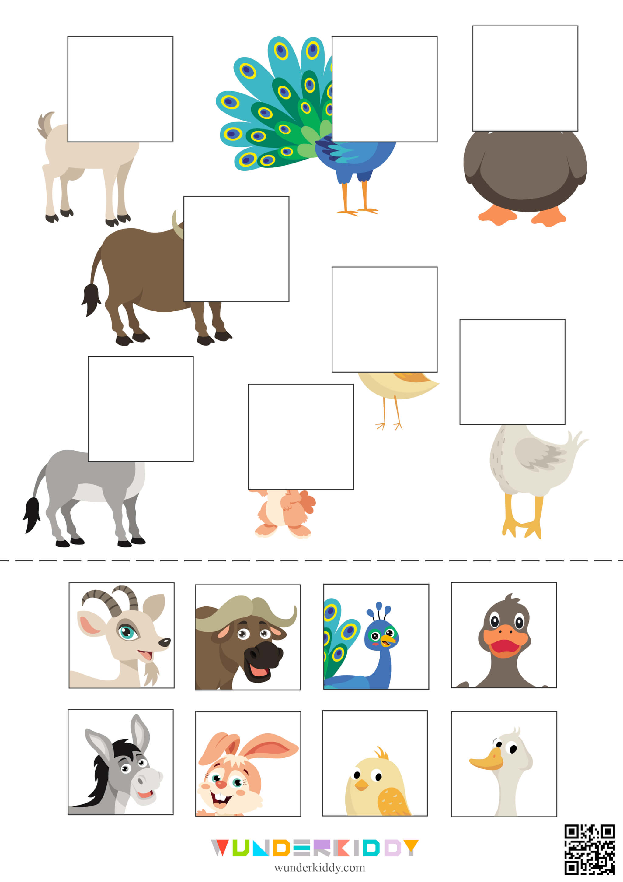 Farm Animals Cut and Paste Activity - Image 4