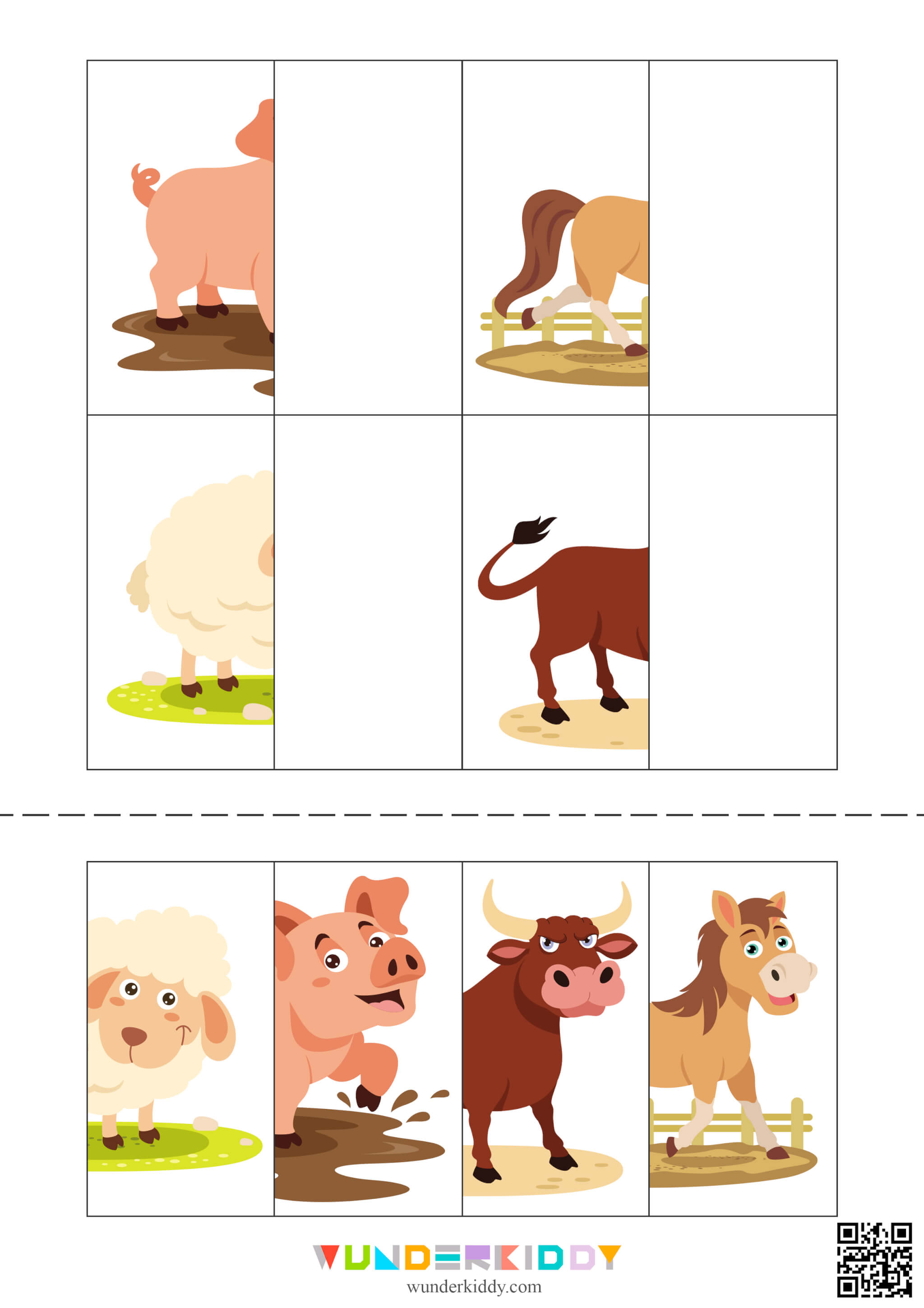 Игра найди половинку «Домашние животные» - Изображение 4