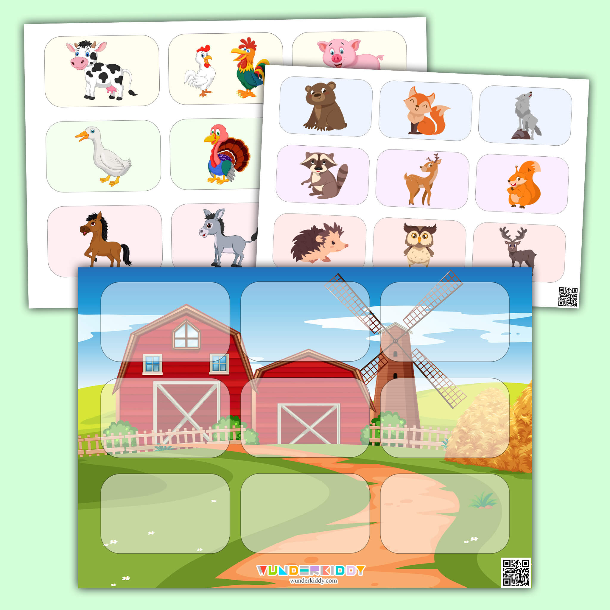 Farm or Forest Animals Activity