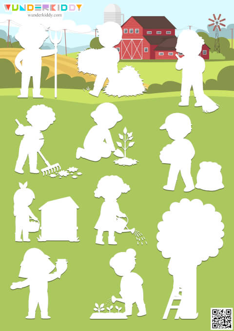 Help the Farmer: Matching Activity for Kids - Image 2