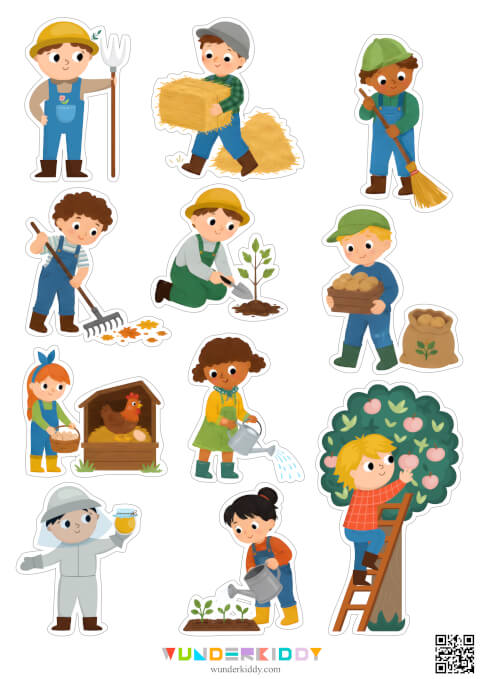 Help the Farmer: Matching Activity for Kids - Image 3