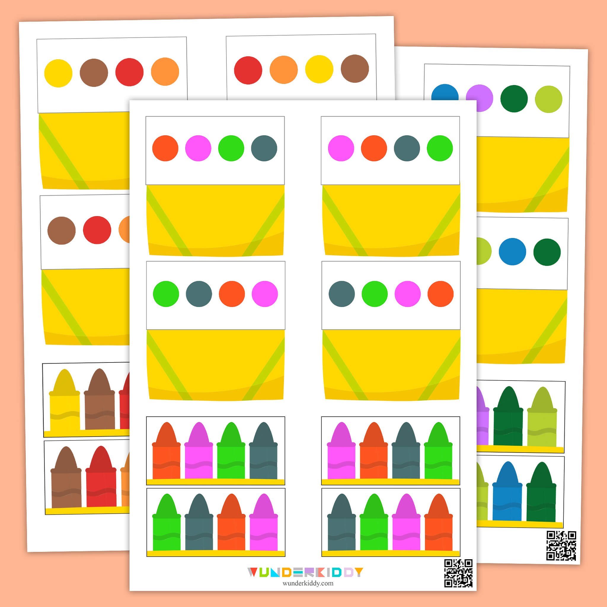 Felt-Tip Pen Color Match Activity