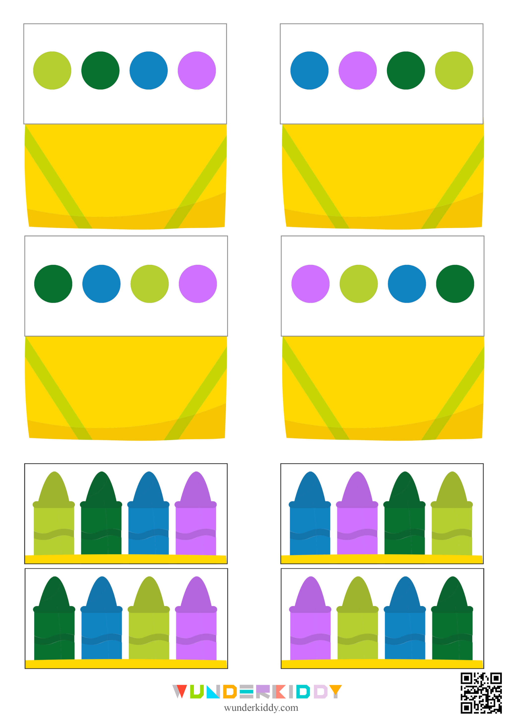 Felt-Tip Pen Color Match Activity - Image 3