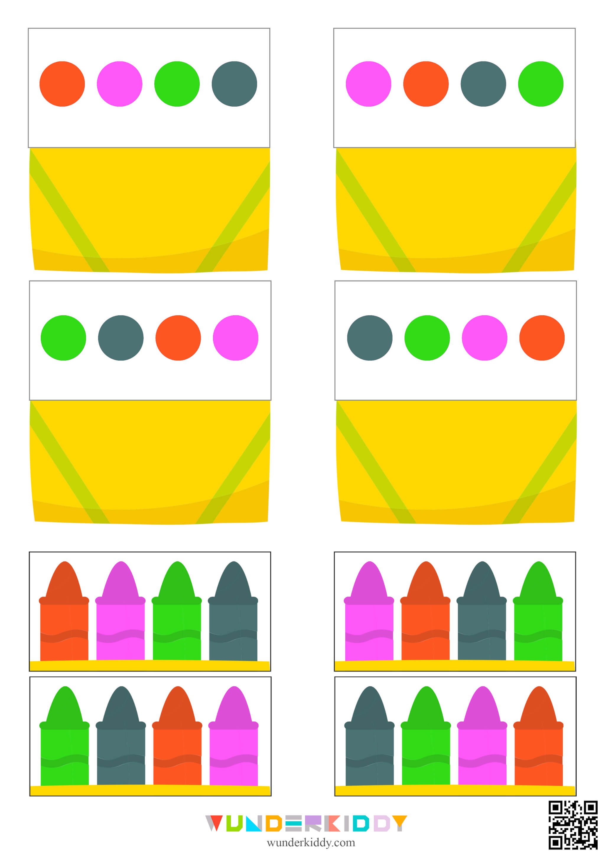 Felt-Tip Pen Color Match Activity - Image 4