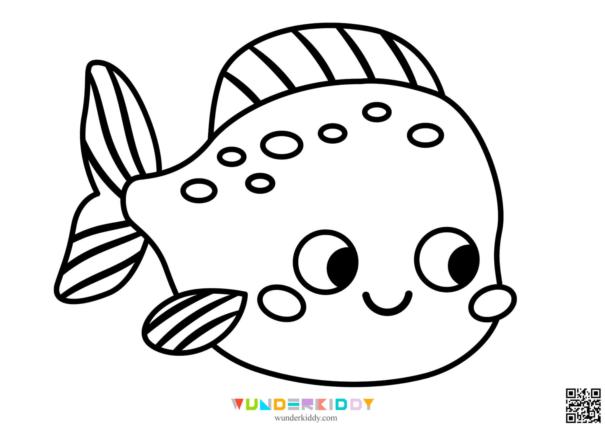 Розмальовки Риби для дітей - Зображення 2