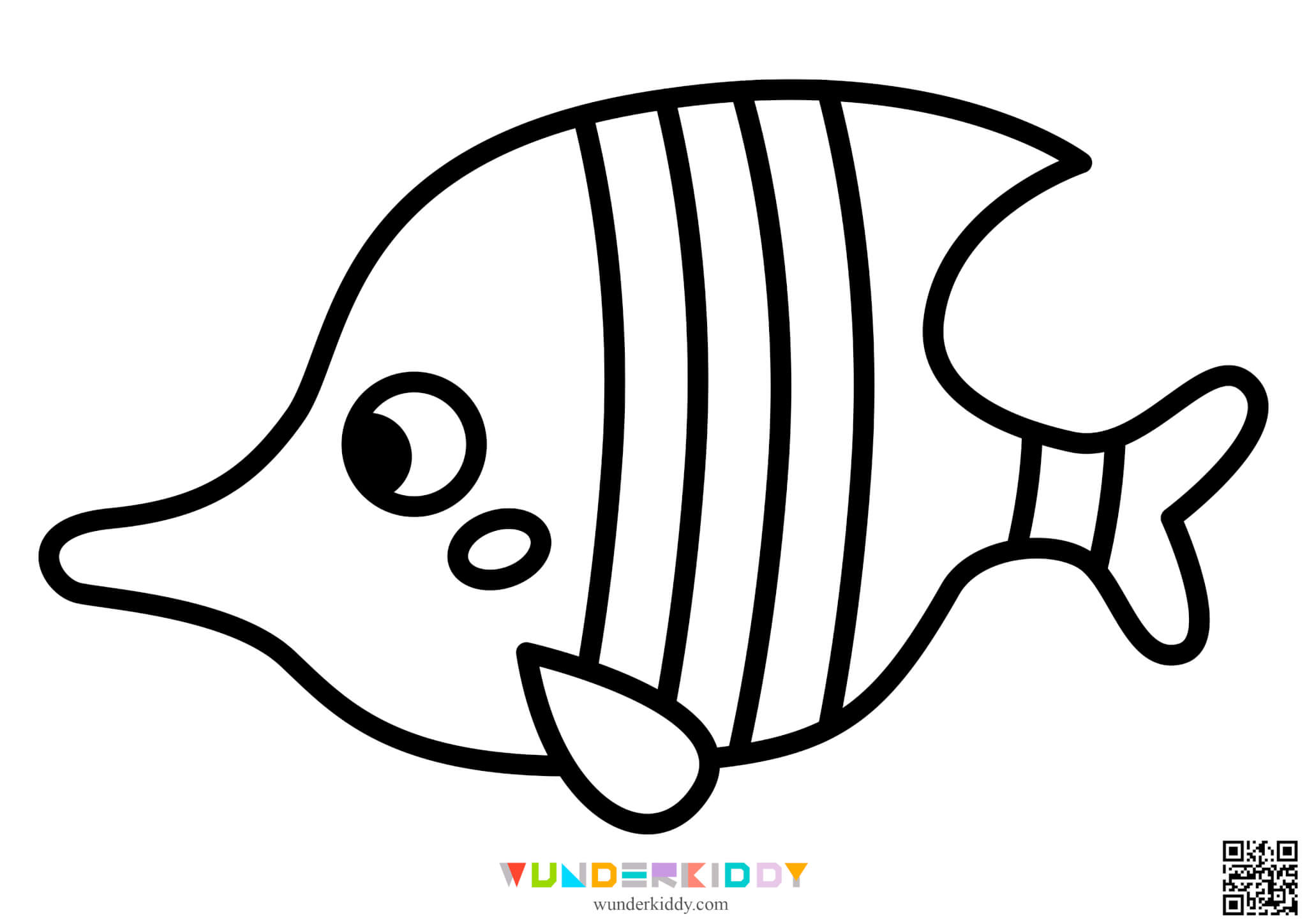 Розмальовки Риби для дітей - Зображення 4